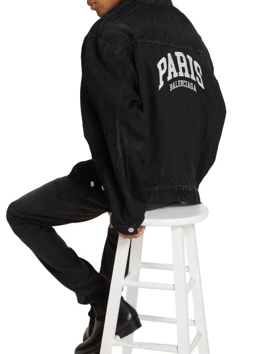 Balenciaga Oversized Paris Jacket For Men - Image 6