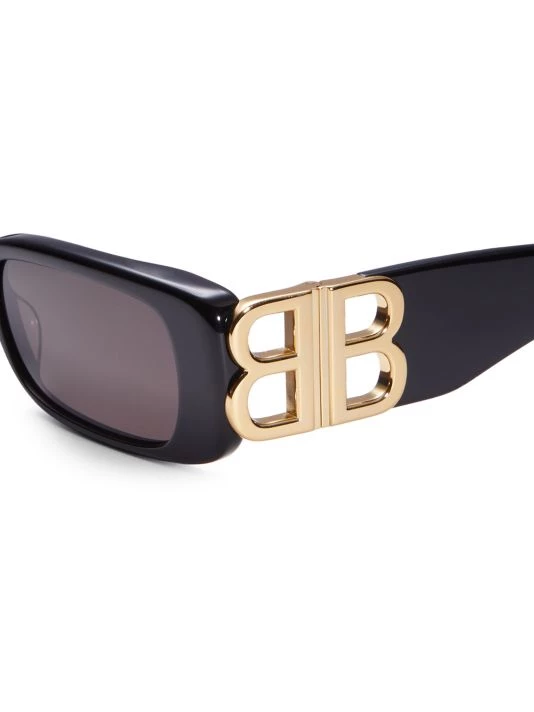 Balenciaga 51MM Rectangular Sunglasses For Men - Image 3