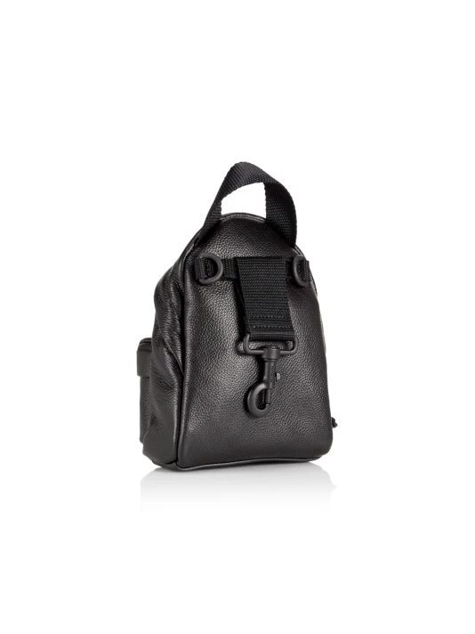 Balenciaga Mini Leather Explorer Backpack Crossbody For Men - Image 3