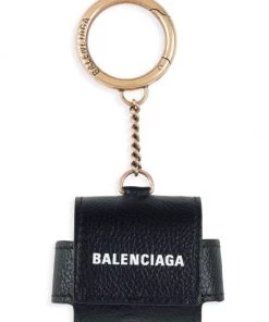 Balenciaga Leather Logo AirPod Pro Holder