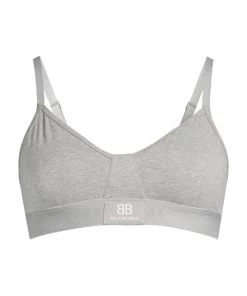 Balenciaga Logo Patch Sport Bra