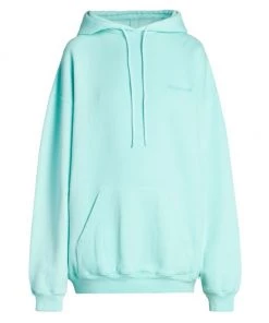 Balenciaga Logo-Embroidered Hoodie