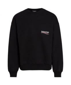 Balenciaga Regular Campaign Crewneck Sweatshirt For Men
