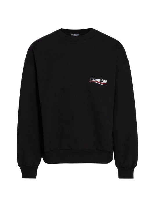 Balenciaga Regular Campaign Crewneck Sweatshirt For Men