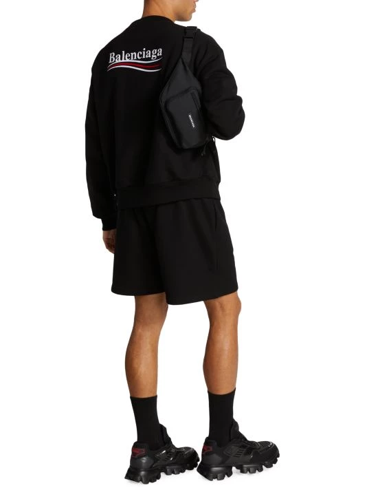 Balenciaga Regular Campaign Crewneck Sweatshirt For Men - Image 2
