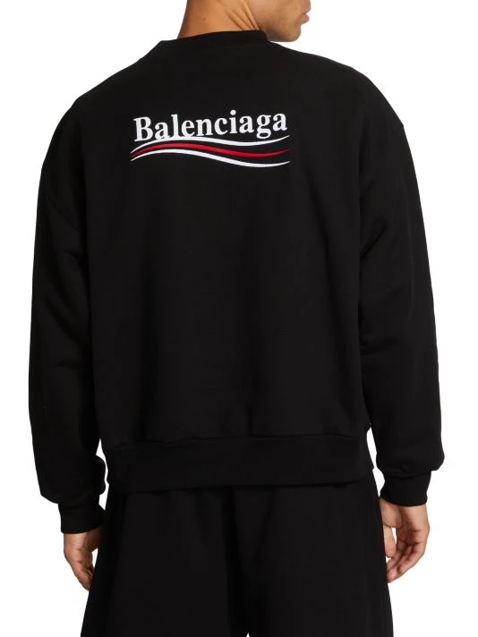 Balenciaga Regular Campaign Crewneck Sweatshirt For Men - Image 5