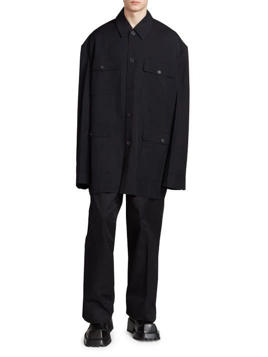 Balenciaga Flap Pocketed Jacket For Men - Image 2