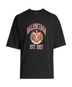 Balenciaga College Medium-Fit T-Shirt For Men