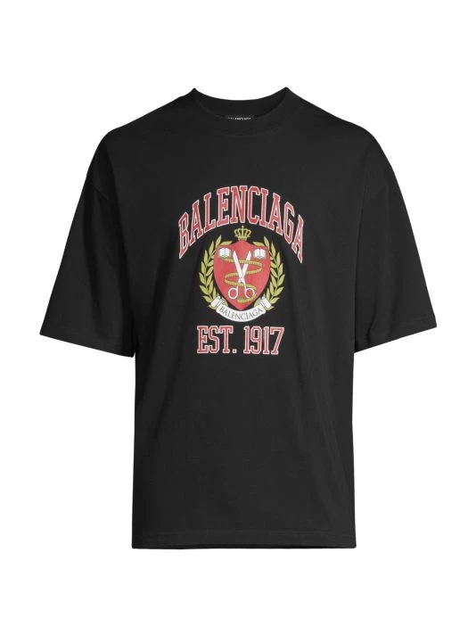 Balenciaga College Medium-Fit T-Shirt For Men