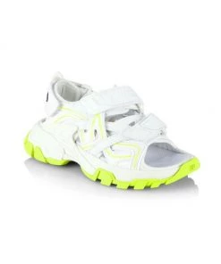 Balenciaga Little Kid's Track Double Touch-Strap Sandals For Kids