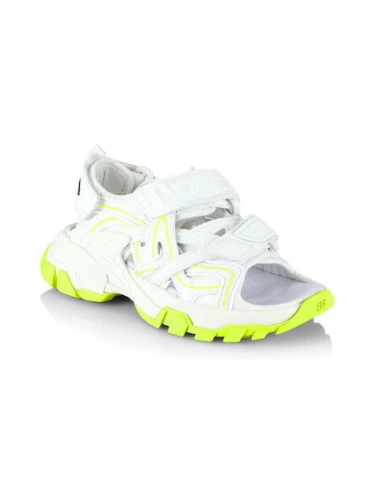 Balenciaga Little Kid's Track Double Touch-Strap Sandals For Kids