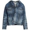 Balenciaga Swing Asymmetric Denim Jacket