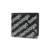 Balenciaga Leather Square Bifold Wallet For Men
