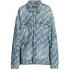 Balenciaga Oversized Logo Denim Jacket