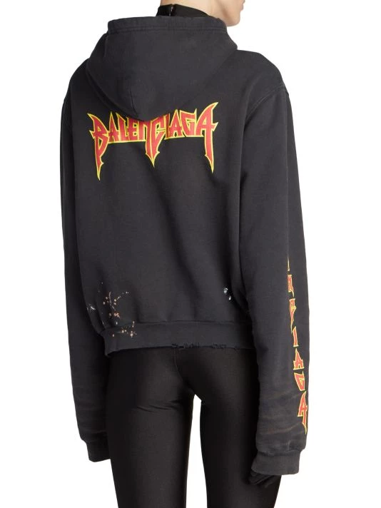Balenciaga Logo Zip-Up Hoodie - Image 5