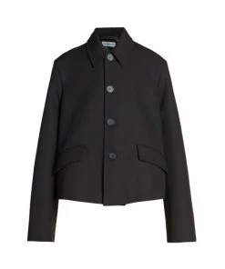 Balenciaga Deconstructed Boxy Wool Jacket