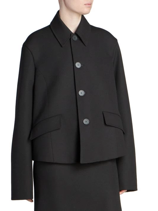 Balenciaga Deconstructed Boxy Wool Jacket - Image 3