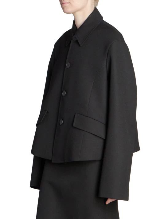 Balenciaga Deconstructed Boxy Wool Jacket - Image 4