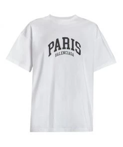 Balenciaga Cities Oversized Paris Logo T-Shirt