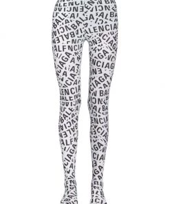 Balenciaga Logo Printed Leggings