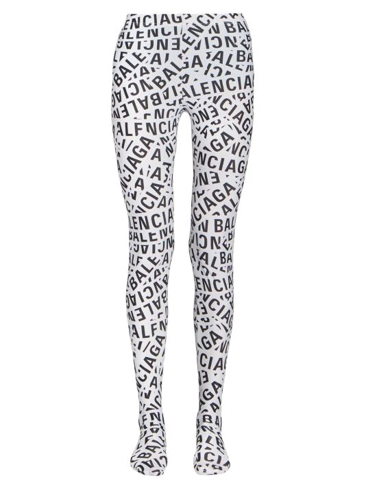 Balenciaga Logo Printed Leggings