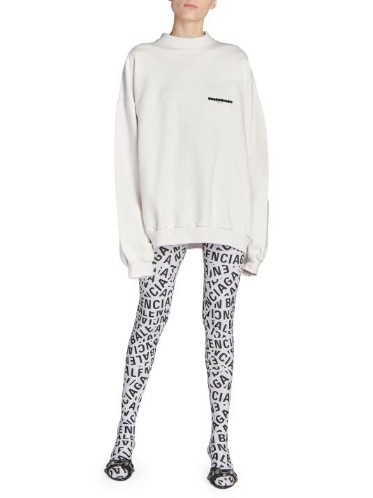 Balenciaga Logo Printed Leggings - Image 2