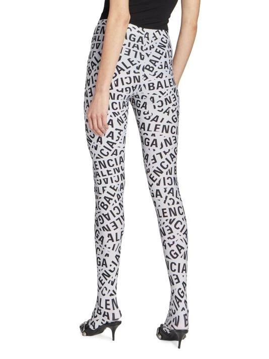 Balenciaga Logo Printed Leggings - Image 5