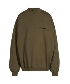 Balenciaga Oversized Redacted Logo Sweatshirt For Men