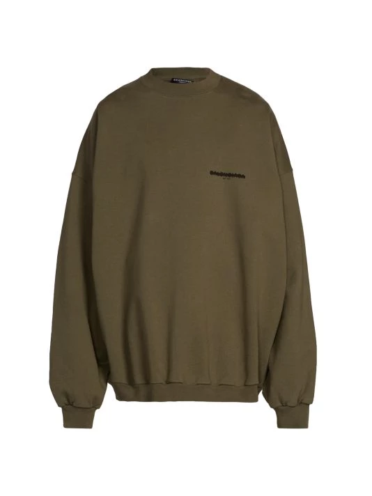 Balenciaga Oversized Redacted Logo Sweatshirt For Men