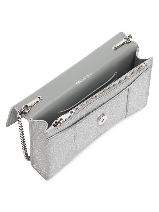 Balenciaga Hourglass Glitter Wallet-On-Chain - Image 3