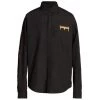 Balenciaga Large-Fit Logo Button-Front Shirt For Men