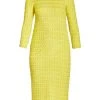 Balenciaga Tweed Buttoned Back-To-Front Midi Dress