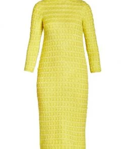 Balenciaga Tweed Buttoned Back-To-Front Midi Dress