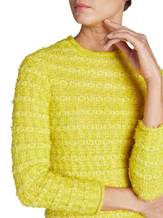 Balenciaga Tweed Buttoned Back-To-Front Midi Dress - Image 7