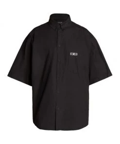 Balenciaga Large Fit Shirt For Men