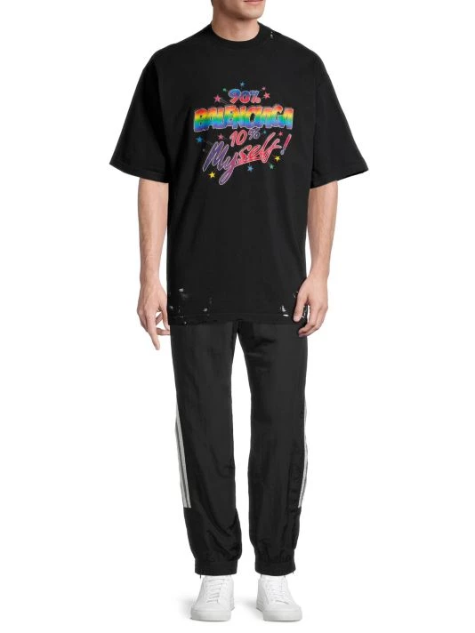 Balenciaga 90/10 Graphic T-Shirt For Men - Image 2