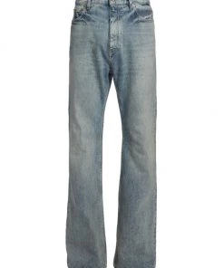 Balenciaga Flared Cotton Jeans For Men