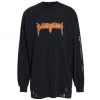 Balenciaga Oversized Metallic Long-Sleeved Crewneck Shirt For Men