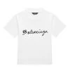 Balenciaga Little Kid's & Kid's Logo Cotton T-Shirt For Kids