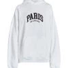 Balenciaga Cities Oversized Paris Logo Hoodie