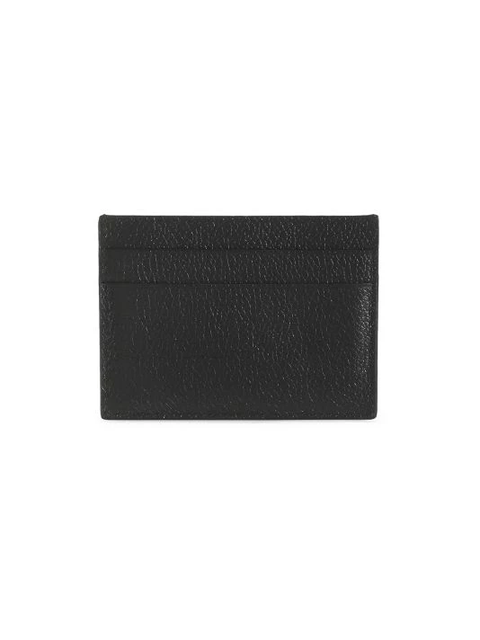 Balenciaga Logo Leather Credit Card Holder For Men - Image 2