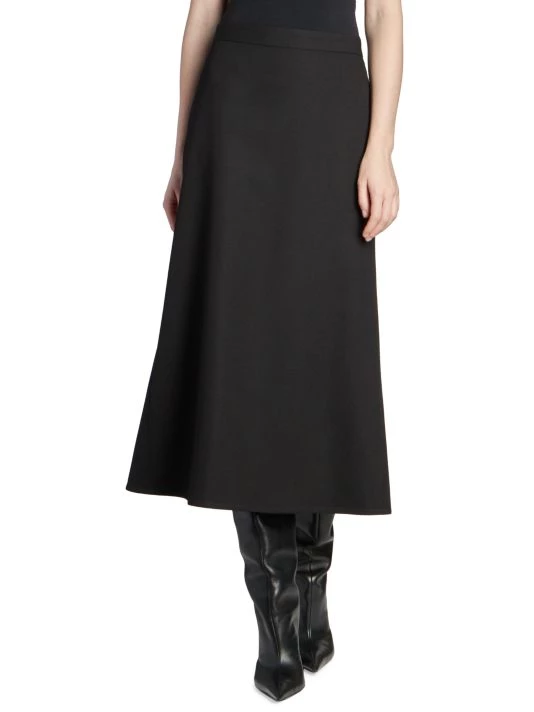 Balenciaga Push-Up Wool Midi-Skirt - Image 3