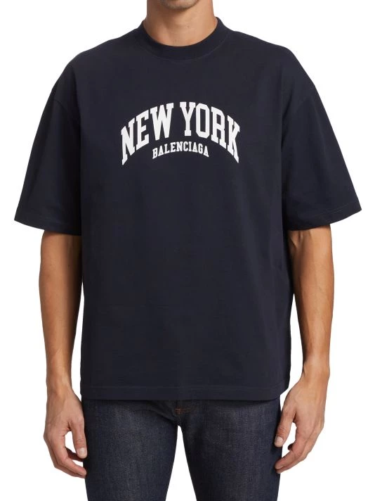 Balenciaga New York Logo T-Shirt For Men - Image 3