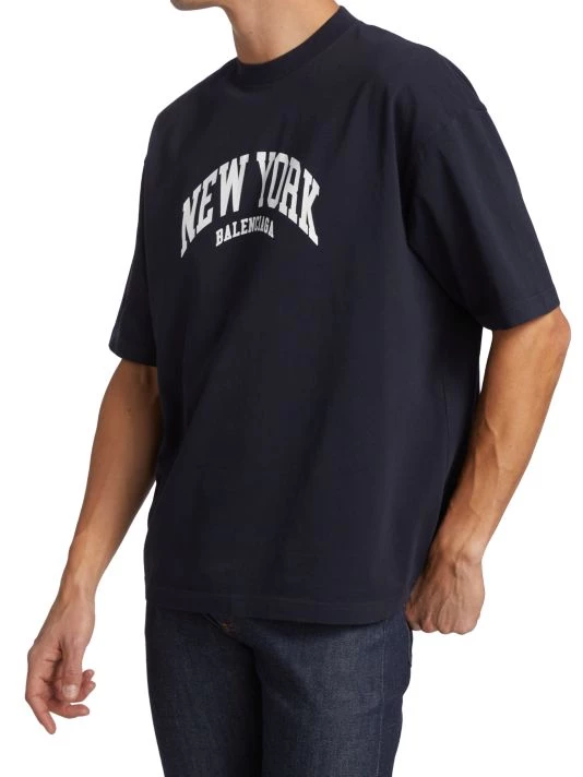 Balenciaga New York Logo T-Shirt For Men - Image 4