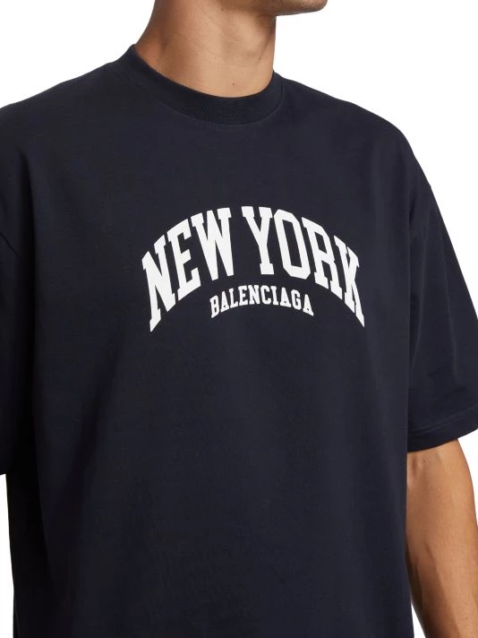 Balenciaga New York Logo T-Shirt For Men - Image 6