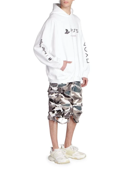 Balenciaga Boxy-Fit Playstation Hoodie For Men - Image 2