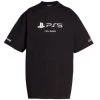 Balenciaga Boxy-Fit Playstation T-Shirt For Men Vermillion Black