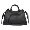 Balenciaga Small Neo Classic City Leather Satchel Navy