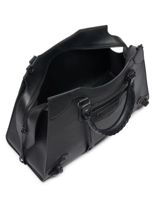 Balenciaga Small Neo Classic City Leather Satchel Navy - Image 3