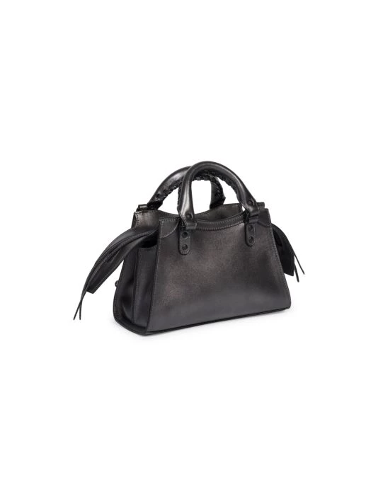 Balenciaga Mini Neo Classic Leather Satchel - Image 4